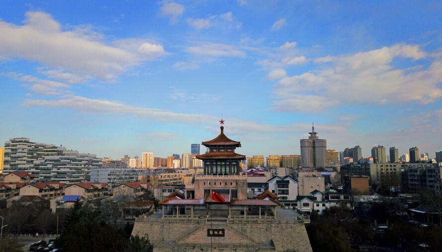 济南：云翔天际间，雪融春又归