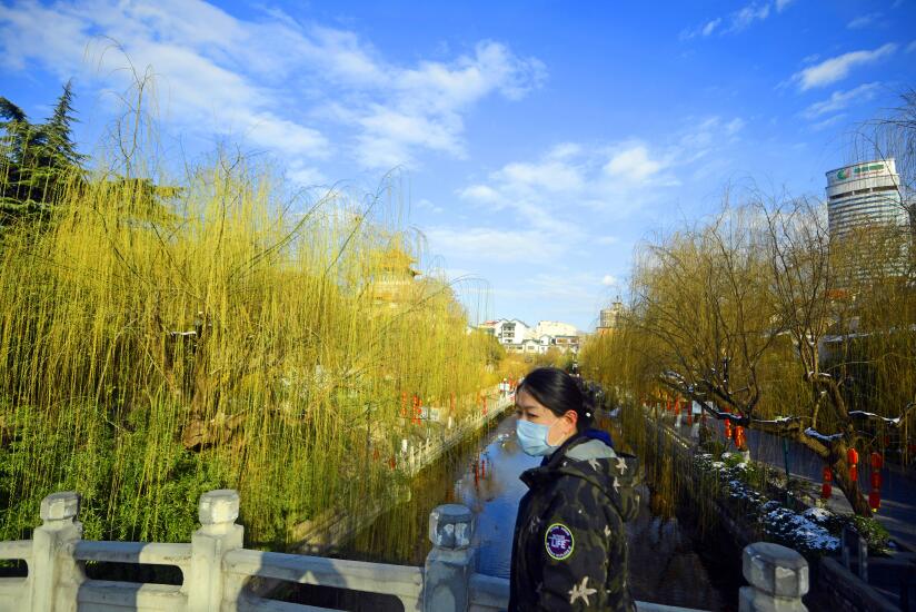 济南：云翔天际间，雪融春又归