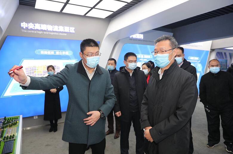 尹清忠要求发挥重点工程带动作用 促进物流中心建设提速增效