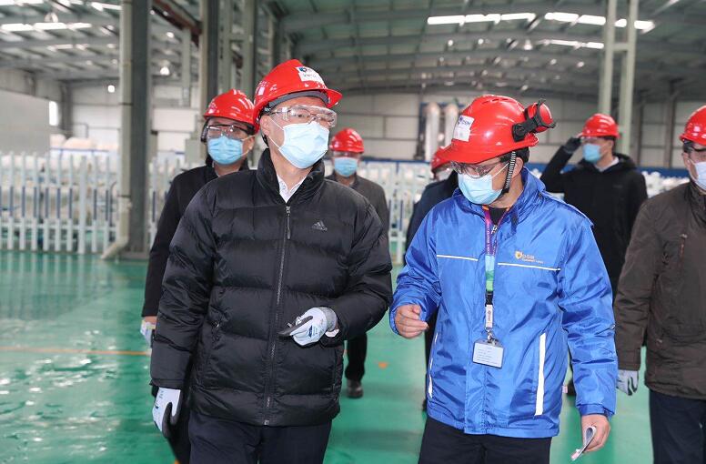 尹清忠赴莱芜高新区察看外资企业复工复产和生产运营情况
