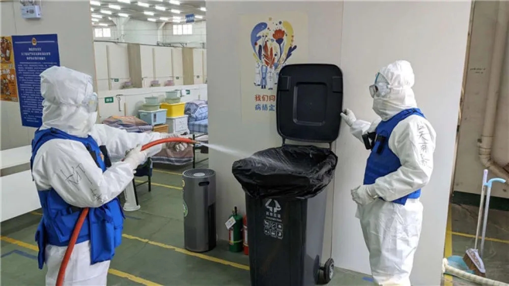 “疫”线闪耀“火焰蓝”——记奋战湖北抗疫一线的消防救援队伍