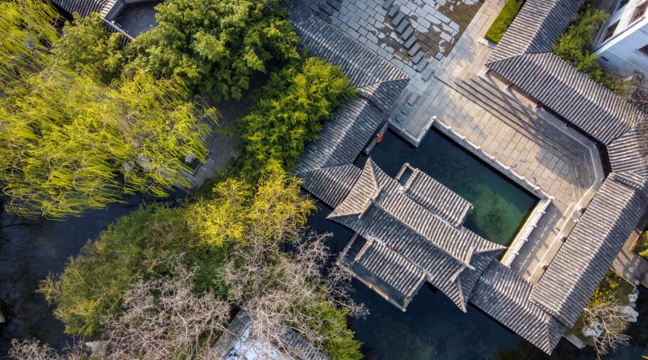 济南：雨后气温回升春色满园