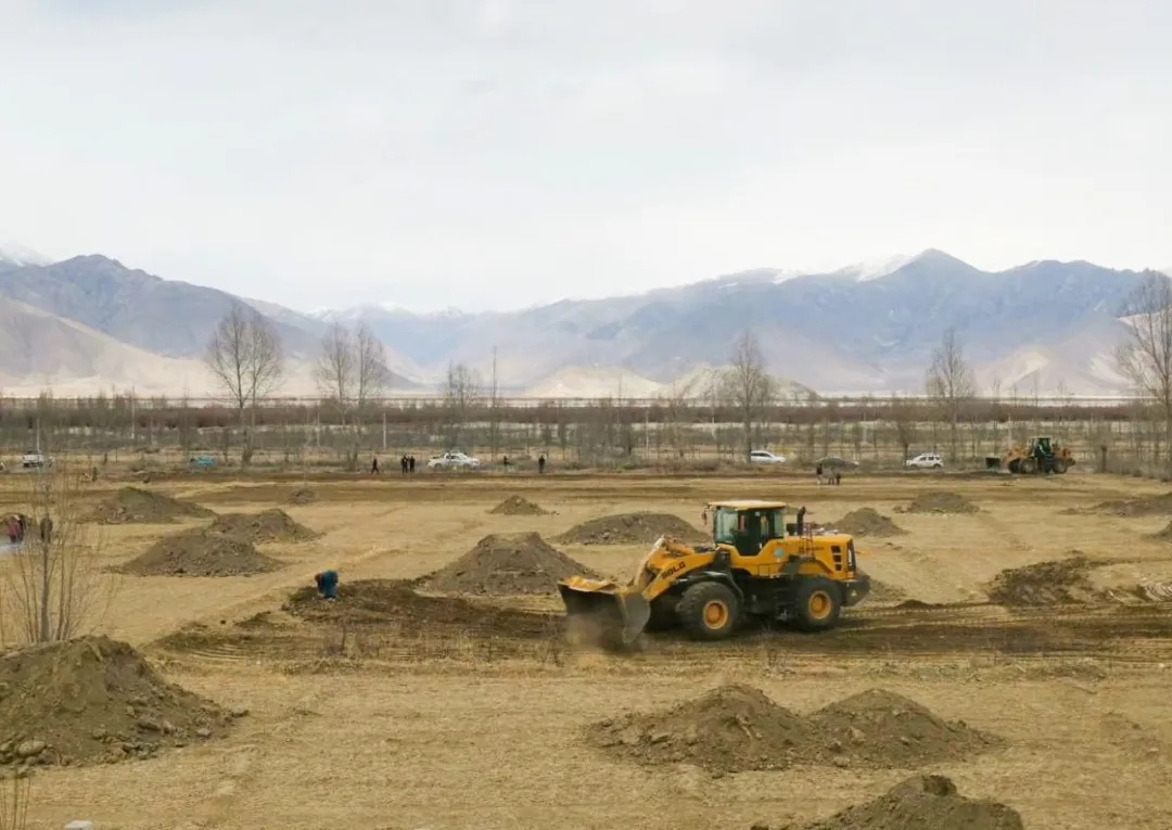 山南市高标准农田建设项目陆续复工