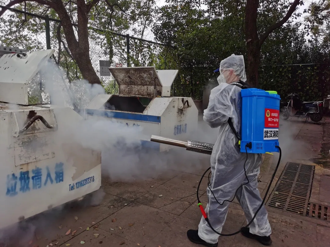 图片新闻丨湖北消防抗击疫情一线剪影