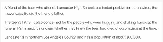 疑点重重：美国最年轻死亡病例被移出“死亡名单”