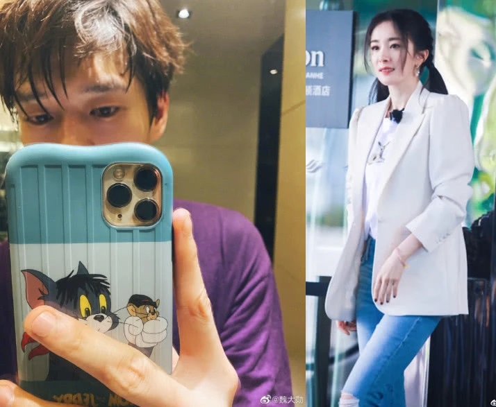 坐等官宣！杨幂躲房车陪魏大勋拍戏 网友：太甜了，赶快官宣吧！