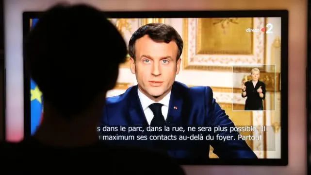 马克龙道歉电视讲话收视破纪录，全法国86.6%的人​都在看