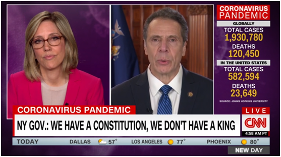 “绝对权力”令全美复工？ 美网友：醒醒特朗普 你不是个国王