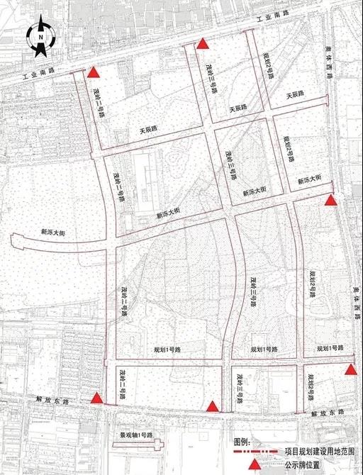 国际金融城三期市政道路建设有动静了！总长度1761米！就在这个地方