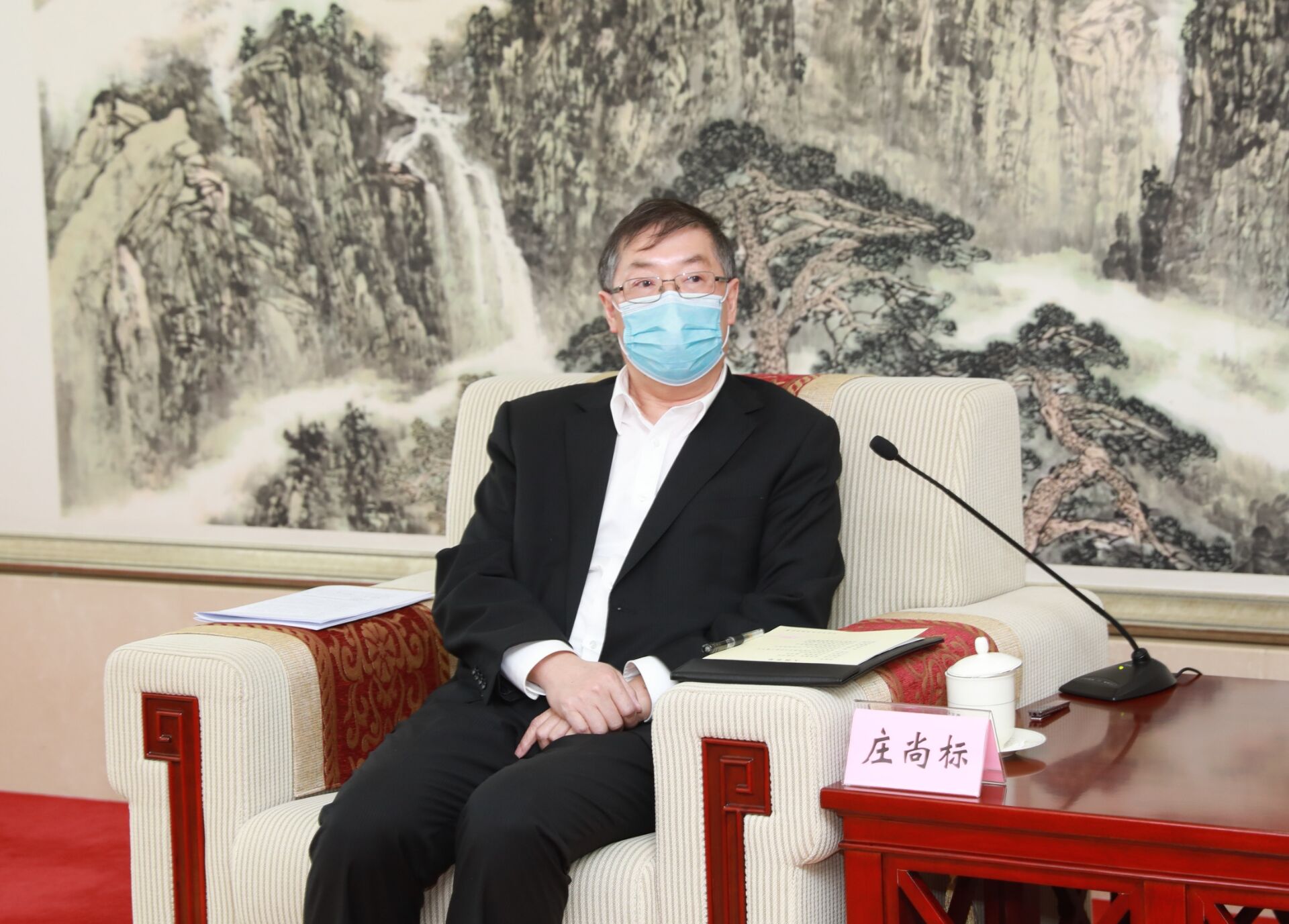 孙立成会见中国铁建股份有限公司客人