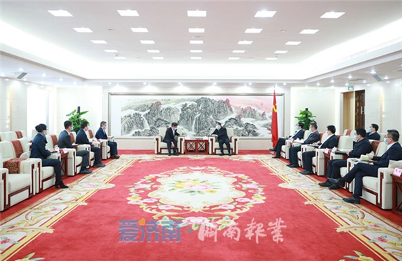 孙立成会见融创中国客人