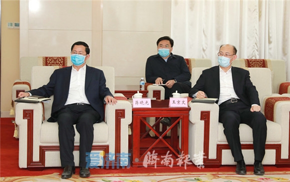 孙立成会见中建八局客人