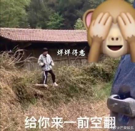 你的烊烊得意从哪来的？胖虎拍的易烊千玺前空翻车祸现场