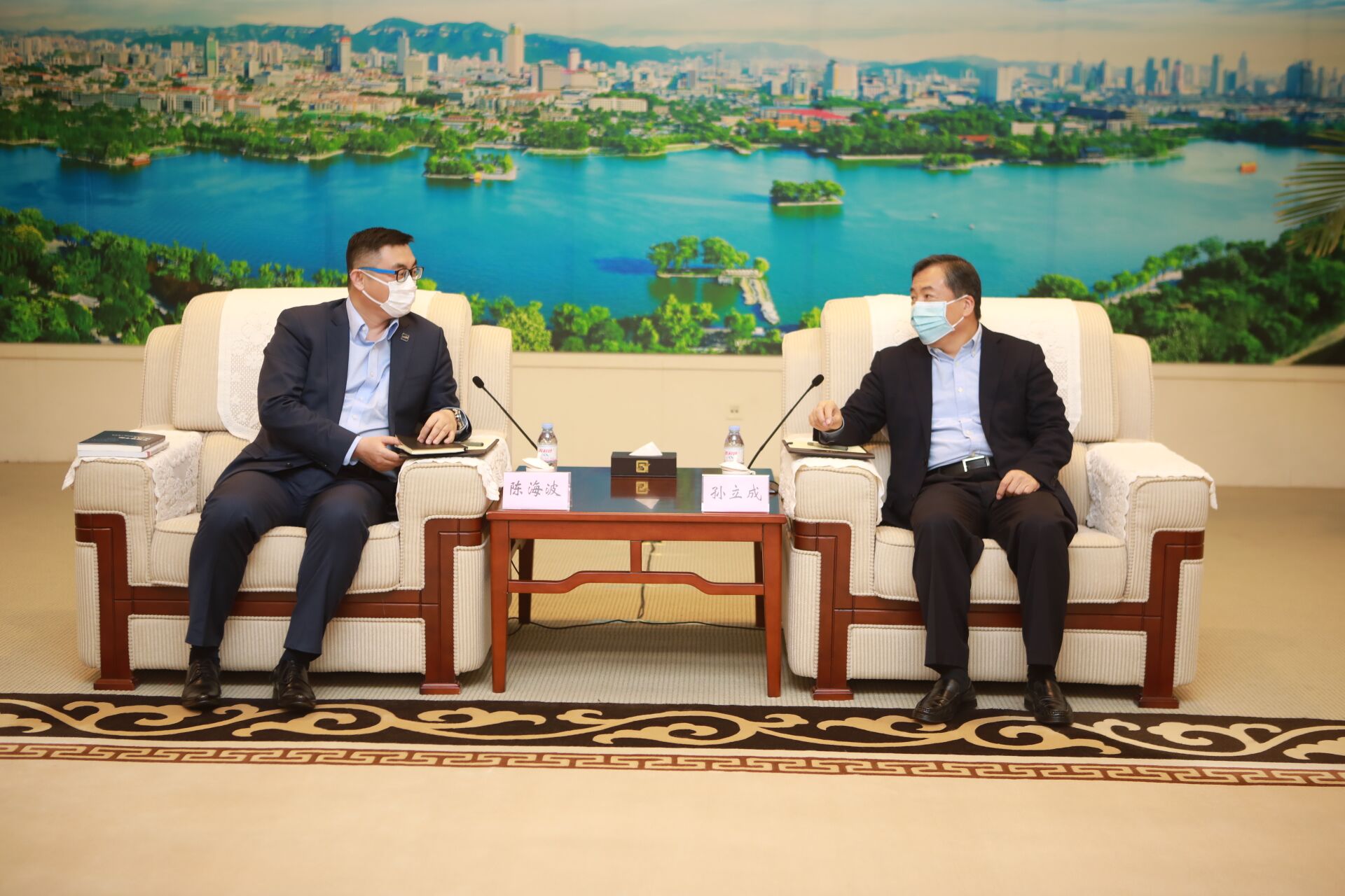 孙立成会见深兰科技客人- 领导活动- 舜网新闻