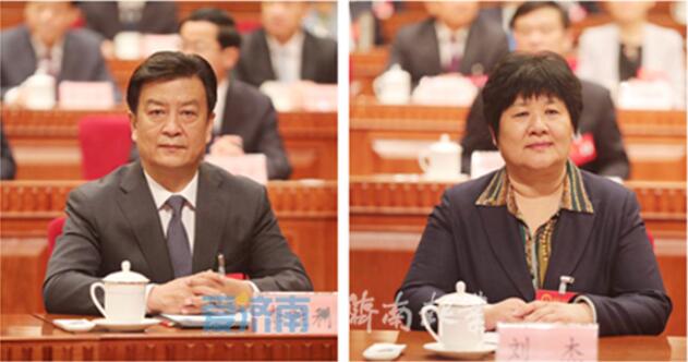 济南市十七届人大二次会议开幕 殷鲁谦主持开幕大会 孙述涛作政府工作报告 孙立成雷杰边祥慧在主席台就座