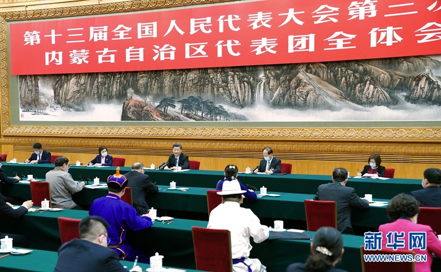 特写：“这位代表的话让我印象深刻”——习近平总书记在内蒙古代表团谈人民至上