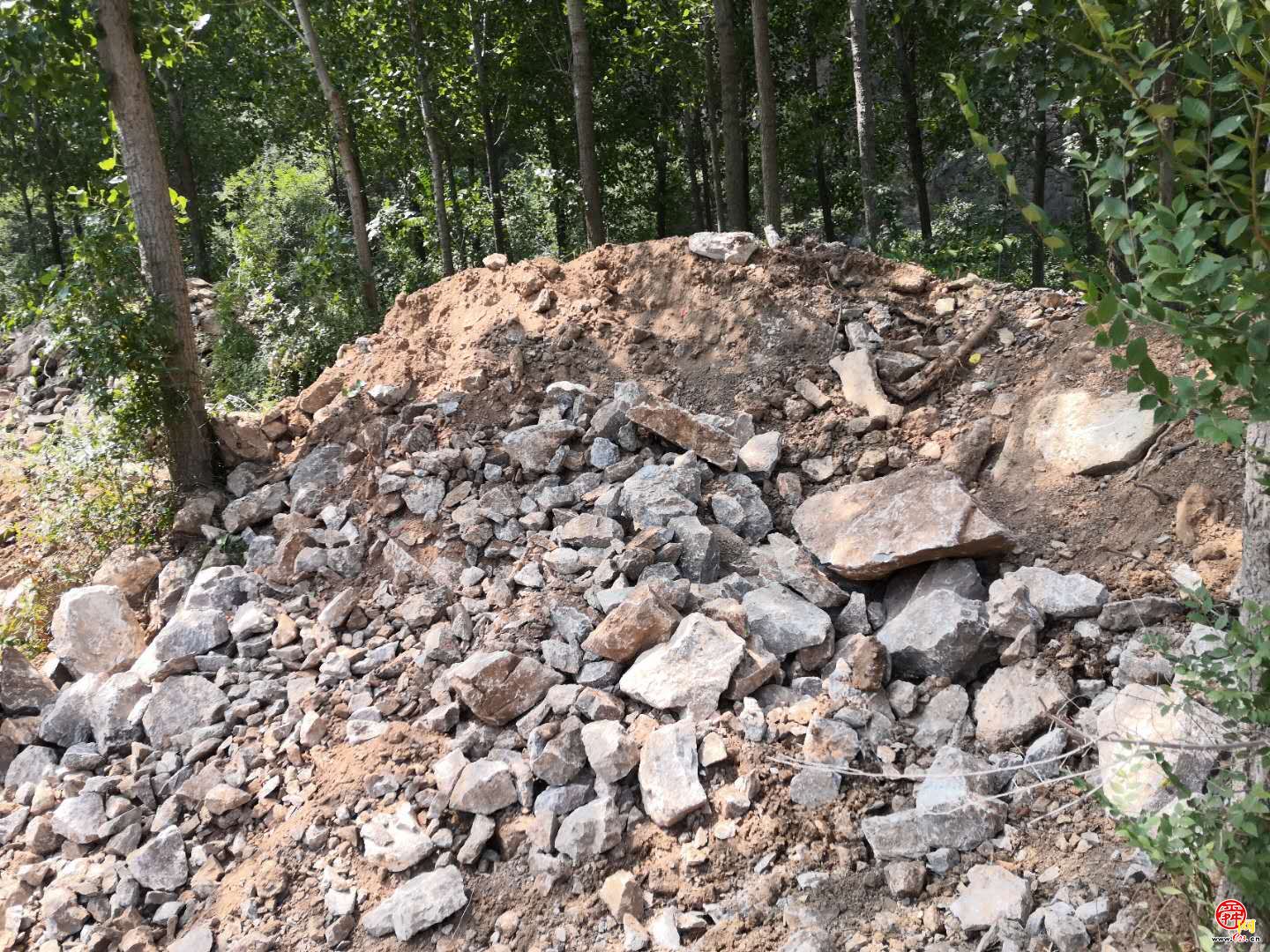 【啄木鸟在行动】南部山区潘家场公交车站附近渣土裸露