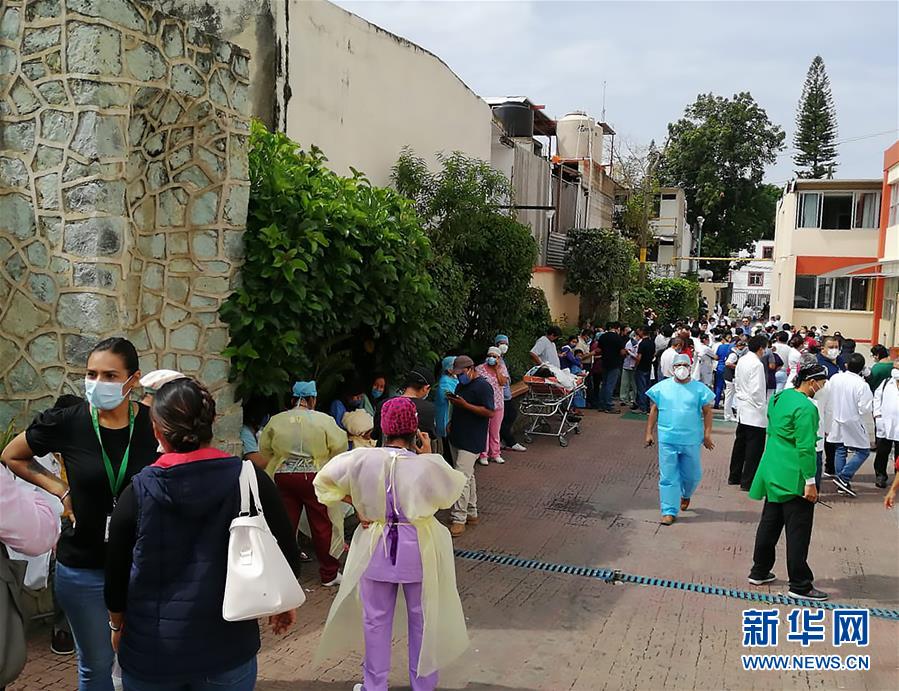 详讯:墨西哥南部发生7.5级地震 至少一人死亡