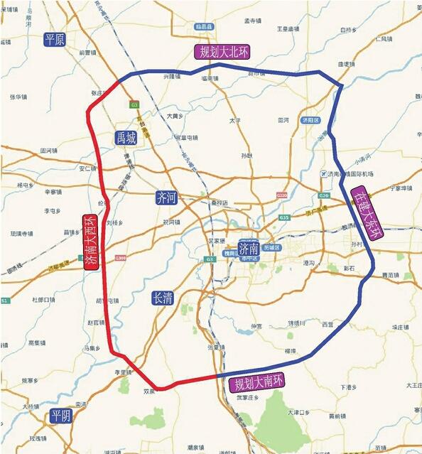 大西环开建“三环时代”又近了 途经长清、齐河、禹城，为京台高速解压 还将建设一座黄河特大桥