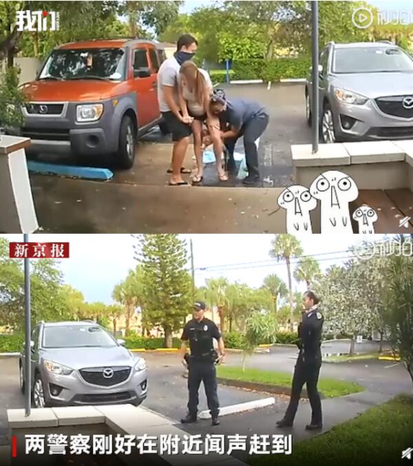 电视剧都不敢这么拍!美国孕妇医院停车场站着产子 宝宝滑落瞬间被助产士一把接住