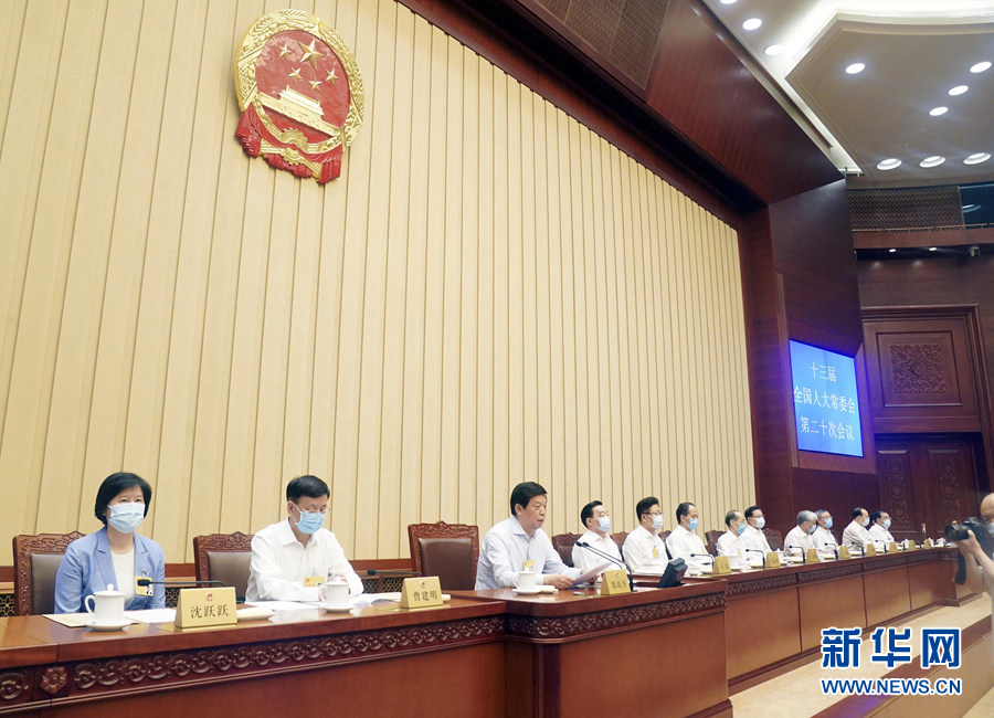 十三届全国人大常委会第二十次会议表决通过香港特别行政区维护国家安全法 习近平签署主席令予以公布