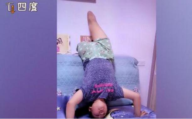 11岁女孩戴假肢做早操|【11岁女孩戴假肢做早操】世界以痛吻我 要我报之以歌