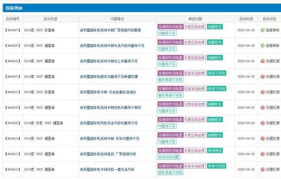 吉利星越多地深陷“欺诈门”！号称搭载最新一代车机系统，用的却是十年前产品