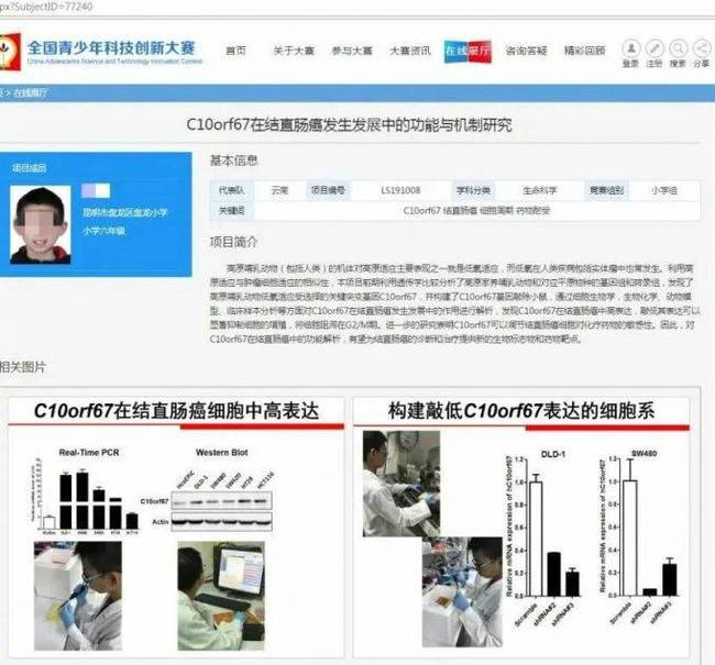 神童的故事后续!又有2名小学生研究喝茶抗癌获奖 研究癌症获奖小学生父亲道歉!