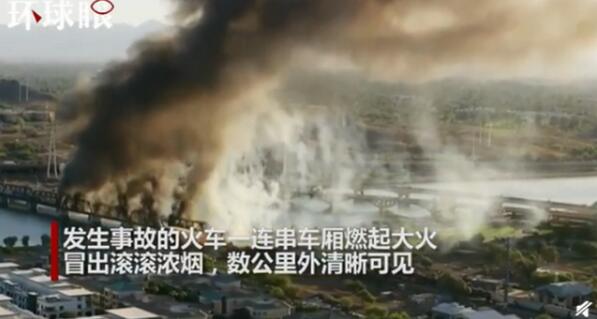 美国一运有化学品列车脱轨起火|美国一运有化学品列车脱轨起火是怎么回事?什么情况?终于真相了,原来是这样!