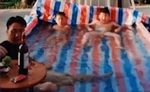 爸爸用卡车给孩子自制泳池|【真乘风破浪】爸爸用卡车给孩子自制泳池上热搜了?具体是怎么回事?