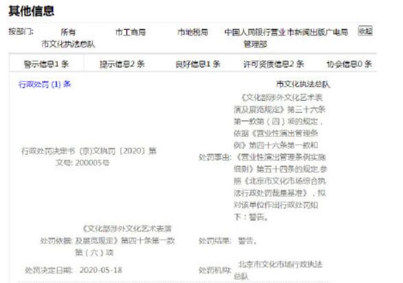 乐华娱乐回应被处罚|乐华娱乐回应被处罚是怎么回事?什么情况?终于真相了,原来是这样!