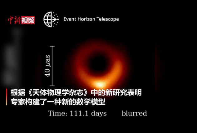 黑洞延时短片首次公布 你能看出个啥?
