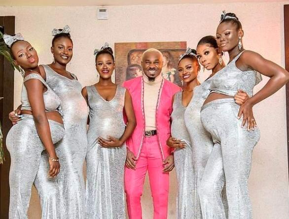 真海王!尼日利亚男子带6名女友参加婚礼 自称是所有宝宝生父