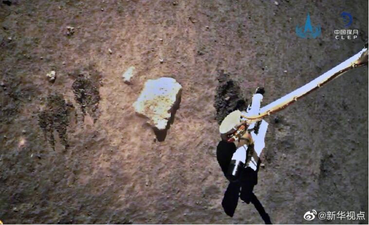 嫦娥五号如何挖土？它发回了一段自拍视频
