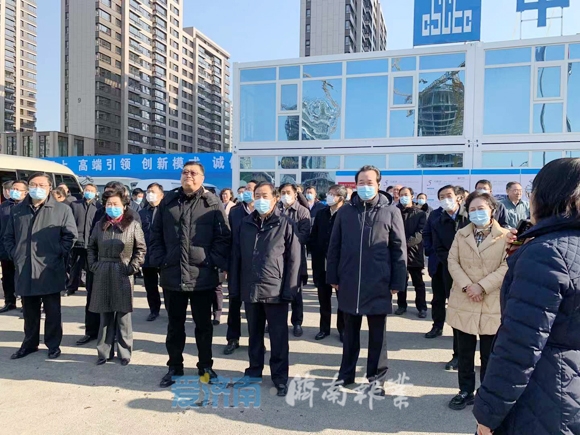 2020年全市重点项目建设暨重点工作攻坚年观摩评议活动到济南高新区历下区考察