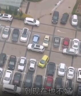 视频丨女子20楼遥控指挥同事停车精准到位，1分钟停好车