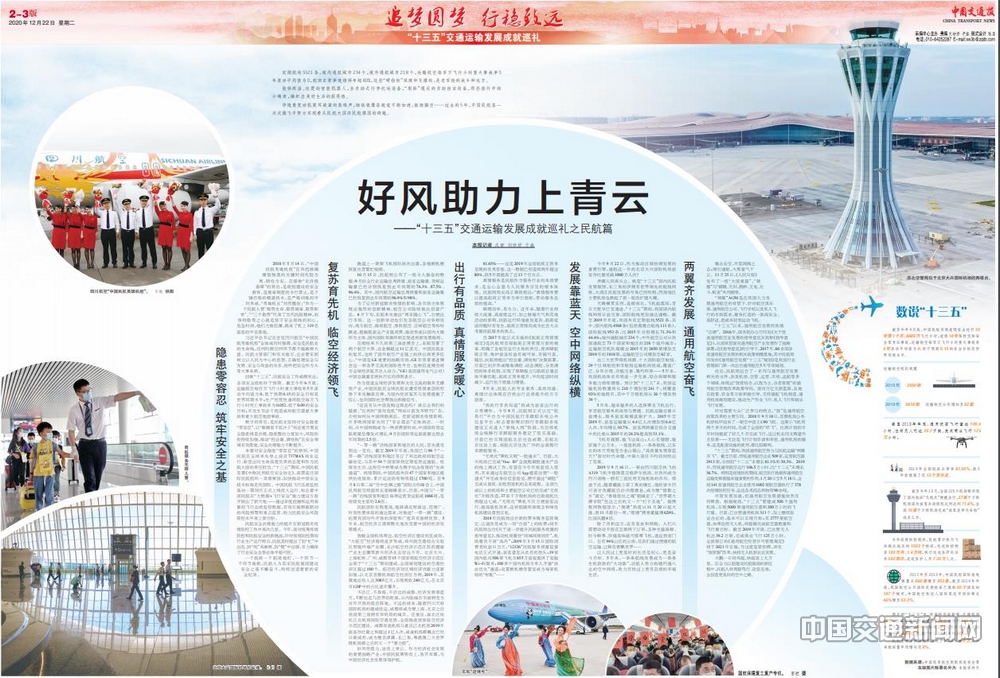 “十三五”交通运输发展成就巡礼之民航篇｜好风助力上青云