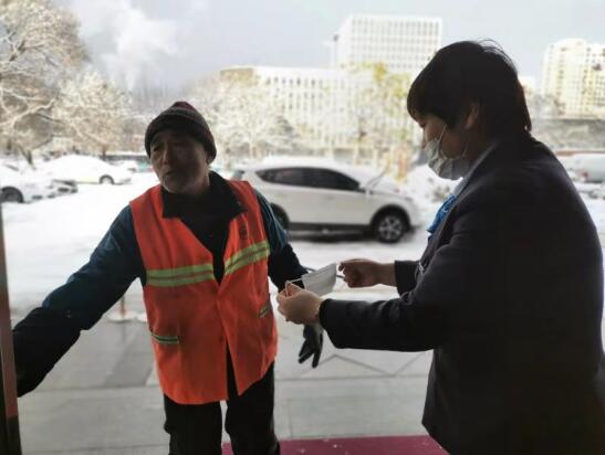 建行威海田村分理处:冬日里的劳动者港湾(图)