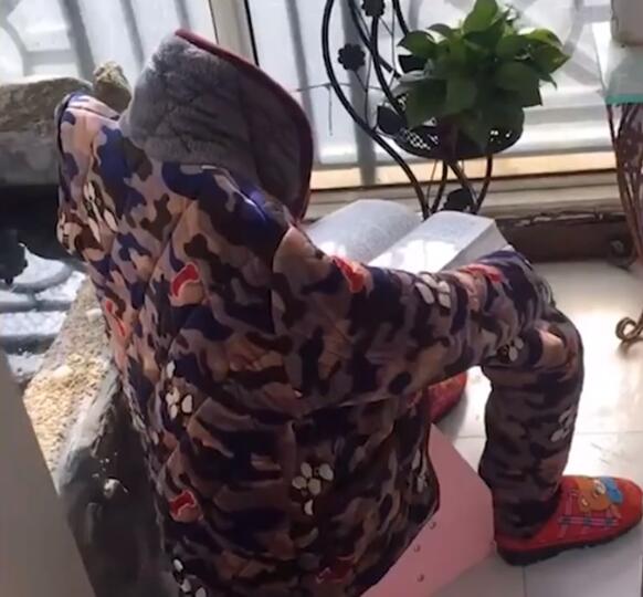 小学生用衣服摆假人假装学习走红 父亲：聪明劲没用在学习上