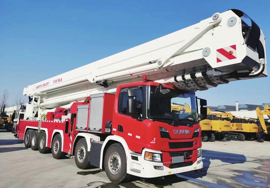 全球最高！101米登高平台消防车即将在济南执勤