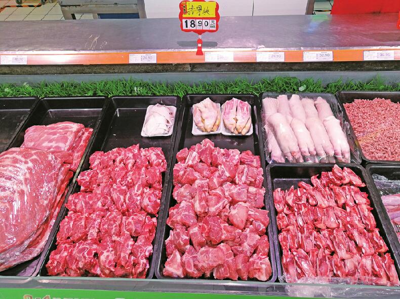 五花肉每斤降到20元排骨也降到30多元了 济南市场销量未见明显增加