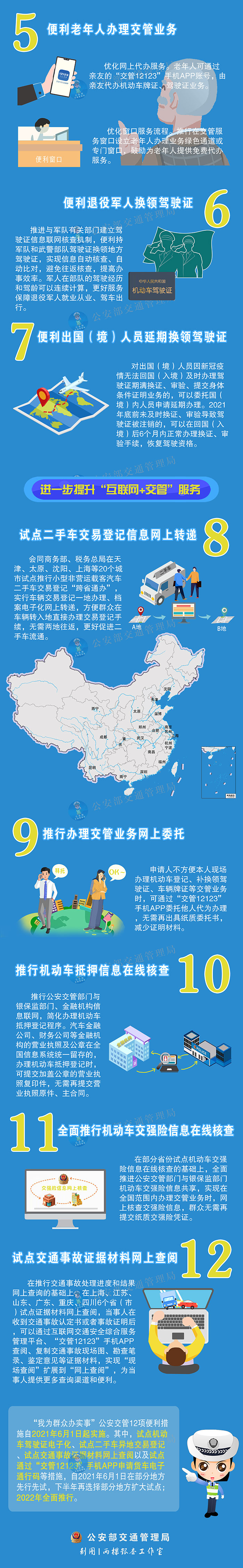 试点推行驾驶证电子化、科目二减项......公安部推出12项交管改革新措施