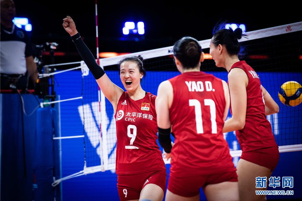 中国女排3:2战胜德国队上演大逆转