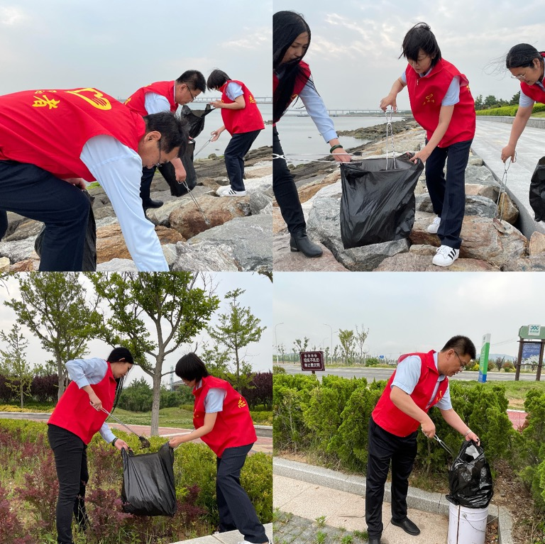 建行威海分行：守护海湾美景，志愿服务在行动