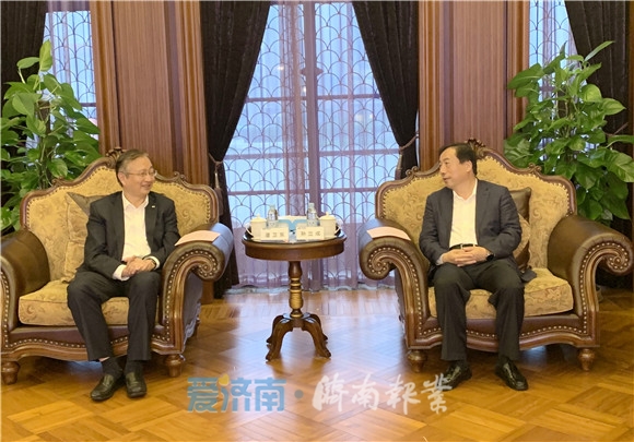 济南融资担保集团与浦发银行济南分行签署战略合作协议 孙立成会见潘卫东并见证签约