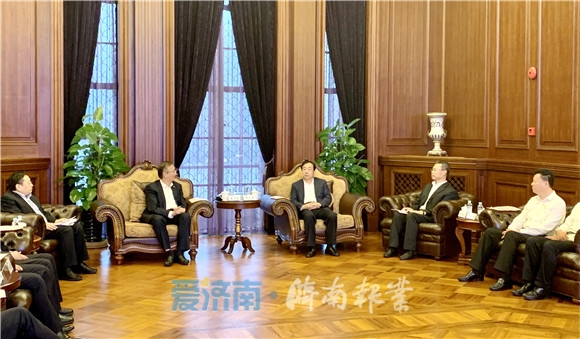 济南融资担保集团与浦发银行济南分行签署战略合作协议 孙立成会见潘卫东并见证签约