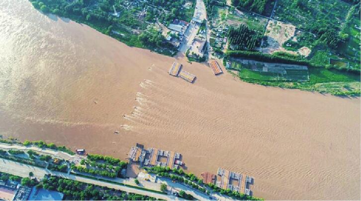 黄河济南段17座浮桥陆续拆除