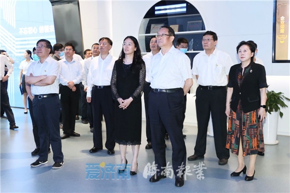 全国政协调研组来济调研 郑建邦带队