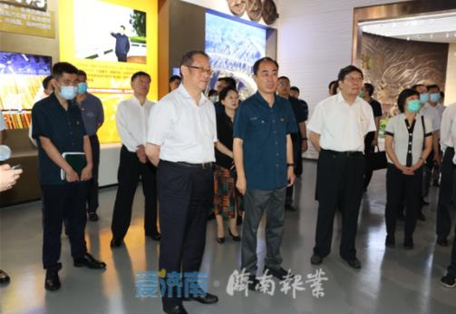 全国政协调研组来济调研 郑建邦带队