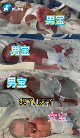 繁荣昌盛 前程似锦!新乡一产妇第三胎生下龙凤四胞胎【图】